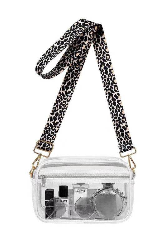 Kendall Leopard Stadium Camera Crossbody - us.meeeshop