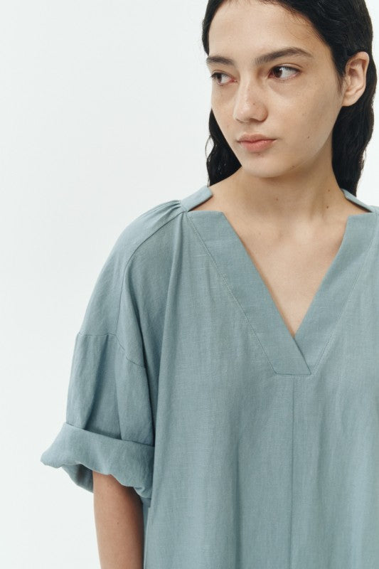 charlotte solid tunic Charlotte Solid Tunic Dress view 2 (dress) - shop at us.meeeshop