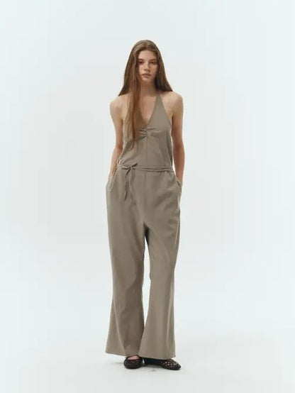 Daisy Solid Jumpsuit | view 10 | Noflik | us.meeeshop
