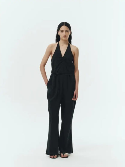 Daisy Solid Jumpsuit | view 3 | Noflik | us.meeeshop