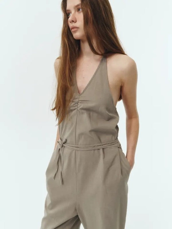 Daisy Solid Jumpsuit | view 13 | Noflik | us.meeeshop