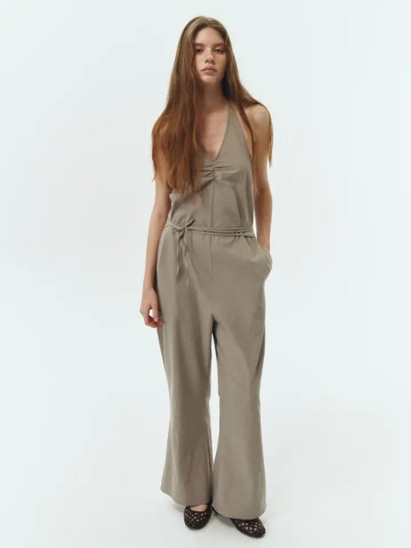 Daisy Solid Jumpsuit | view 11 | Noflik | us.meeeshop