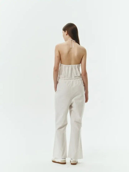 Daisy Stripe Jumpsuit | view 7 | Noflik | us.meeeshop