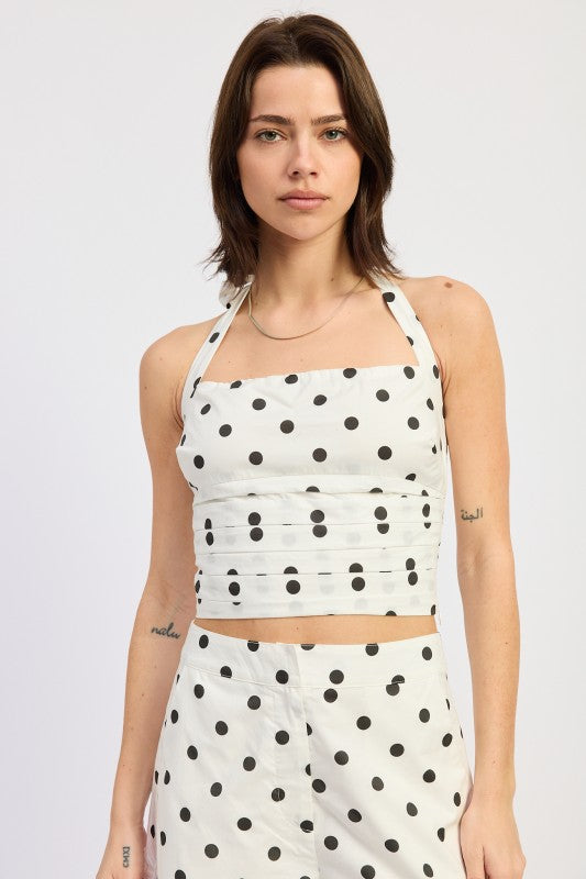 halter top with Halter Top with Squared Neck view 2 (top) - shop at us.meeeshop