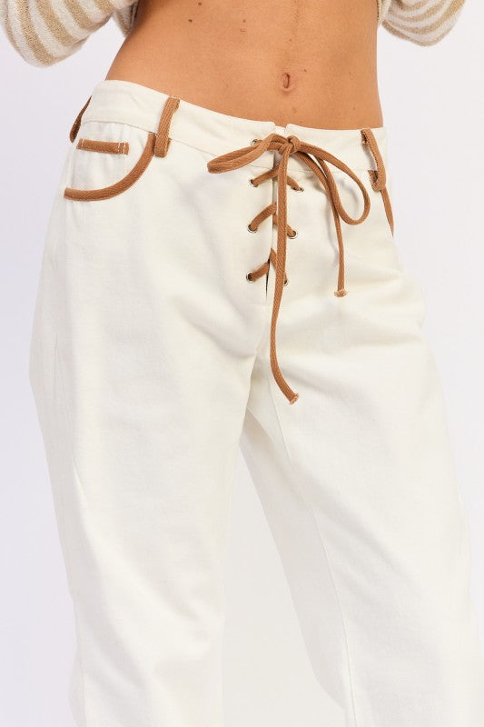 Flared Mid Rise Jeans | view 4 | Emory Park | us.meeeshop