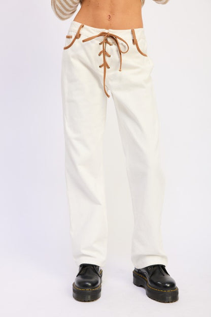 Flared Mid Rise Jeans | view 9 | Emory Park | us.meeeshop