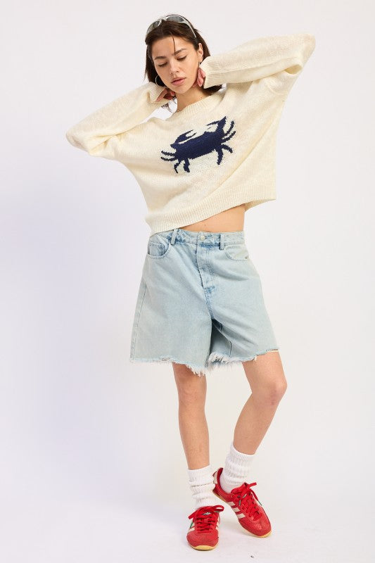distressed bermuda shorts Distressed Bermuda Shorts view 2 (bottom) - shop at us.meeeshop
