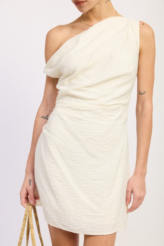 off shoulder wrapped Off Shoulder Wrapped Mini Dress view 2 (dress) - shop at us.meeeshop