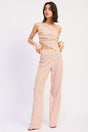 High Waist Pinstripe Trouser