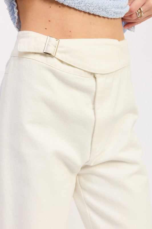 Low Rise Belted Pants | view 26 | Emory Park | us.meeeshop