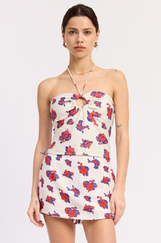 halter neck bustier Halter Neck Bustier Top OFF WHITE (top) - shop at us.meeeshop