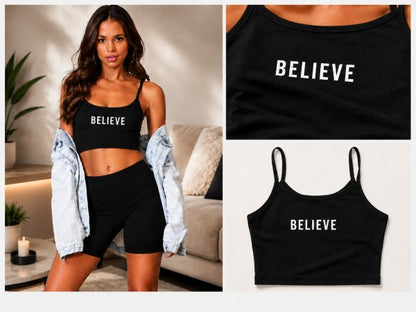 believe tank top Believe Tank Top view 4 (top) - shop at us.meeeshop