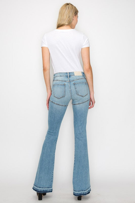 brianna high rise Brianna High Rise Skinny Flare Jeans (reg & Plus) view 12 (bottom) - shop at us.meeeshop