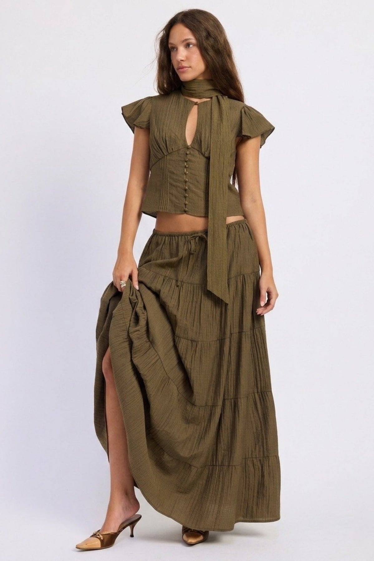 Emory Park Lumina Maxi Skirt