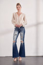 Olivia High Rise Super Flare Jeans