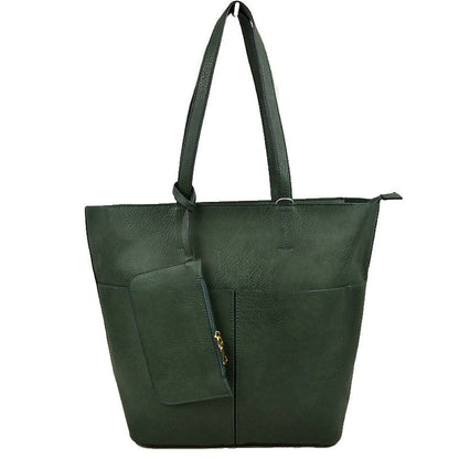 3 in 1 Large Soft Faux Leather Womens Tote Handbags view 23 - Large Soft Tote Bags For Women