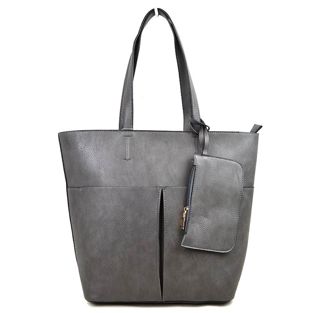 3 in 1 Large Soft Faux Leather Womens Tote Handbags view 24 - Large Soft Tote Bags For Women