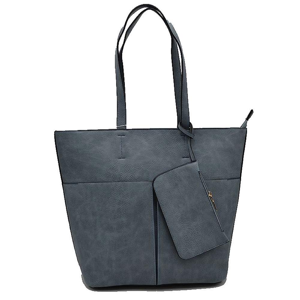 3 in 1 Large Soft Faux Leather Womens Tote Handbags view 26 - Large Soft Tote Bags For Women
