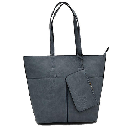 3 in 1 Large Soft Faux Leather Womens Tote Handbags view 26 - Large Soft Tote Bags For Women