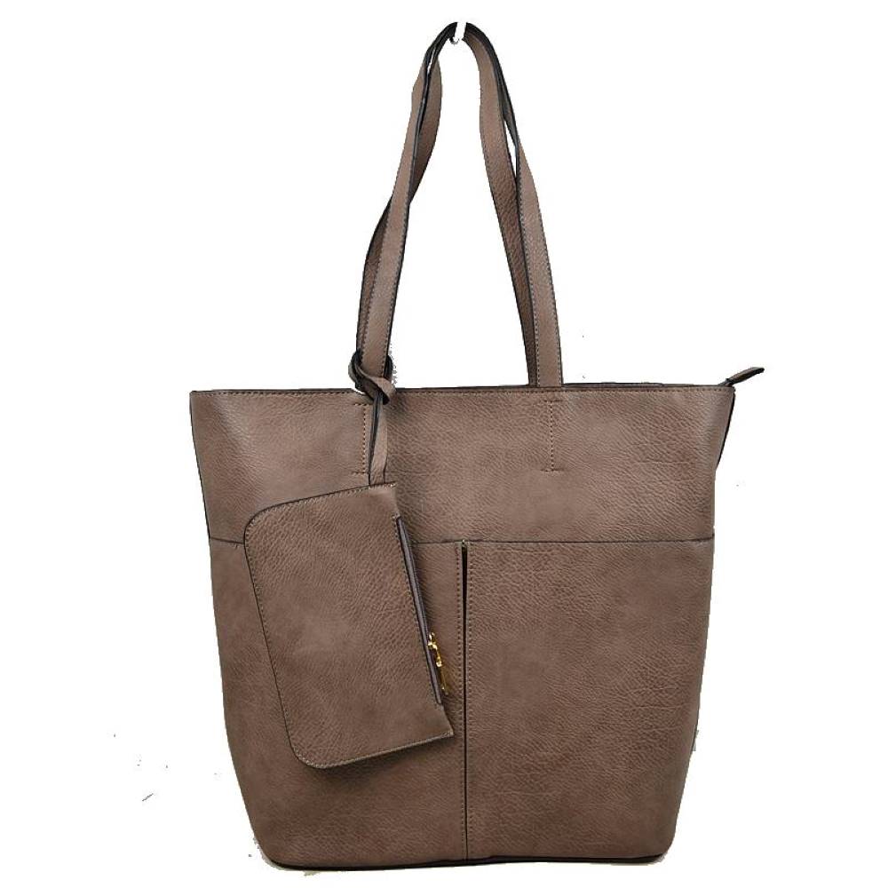 3 in 1 Large Soft Faux Leather Womens Tote Handbags view 27 - Large Soft Tote Bags For Women