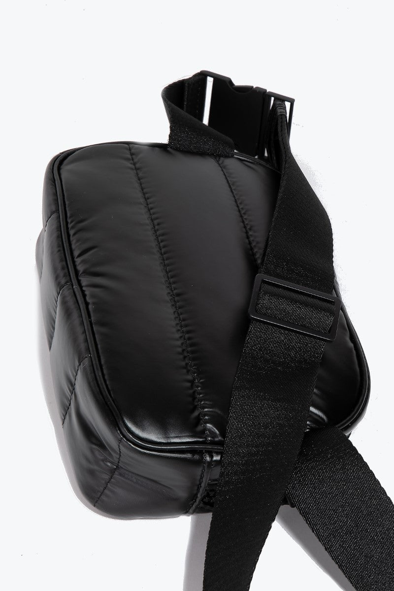 Fame Quilted Nylon Crossbody Bag - us.meeeshop