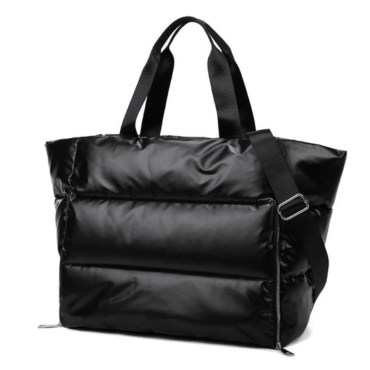 metallic puffer tote Metallic Puffer Tote view 21 (bag) - shop at us.meeeshop