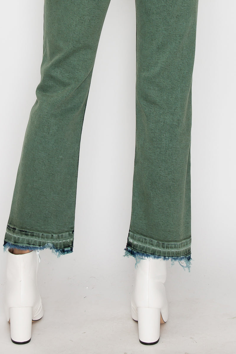 elena tummy control Elena Tummy Control High Rise Straight Jeans view 8 (bottom) - shop at us.meeeshop