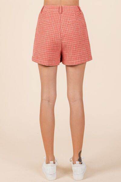 Mittoshop Tweed Classic Shorts with Side Pockets - us.meeeshop