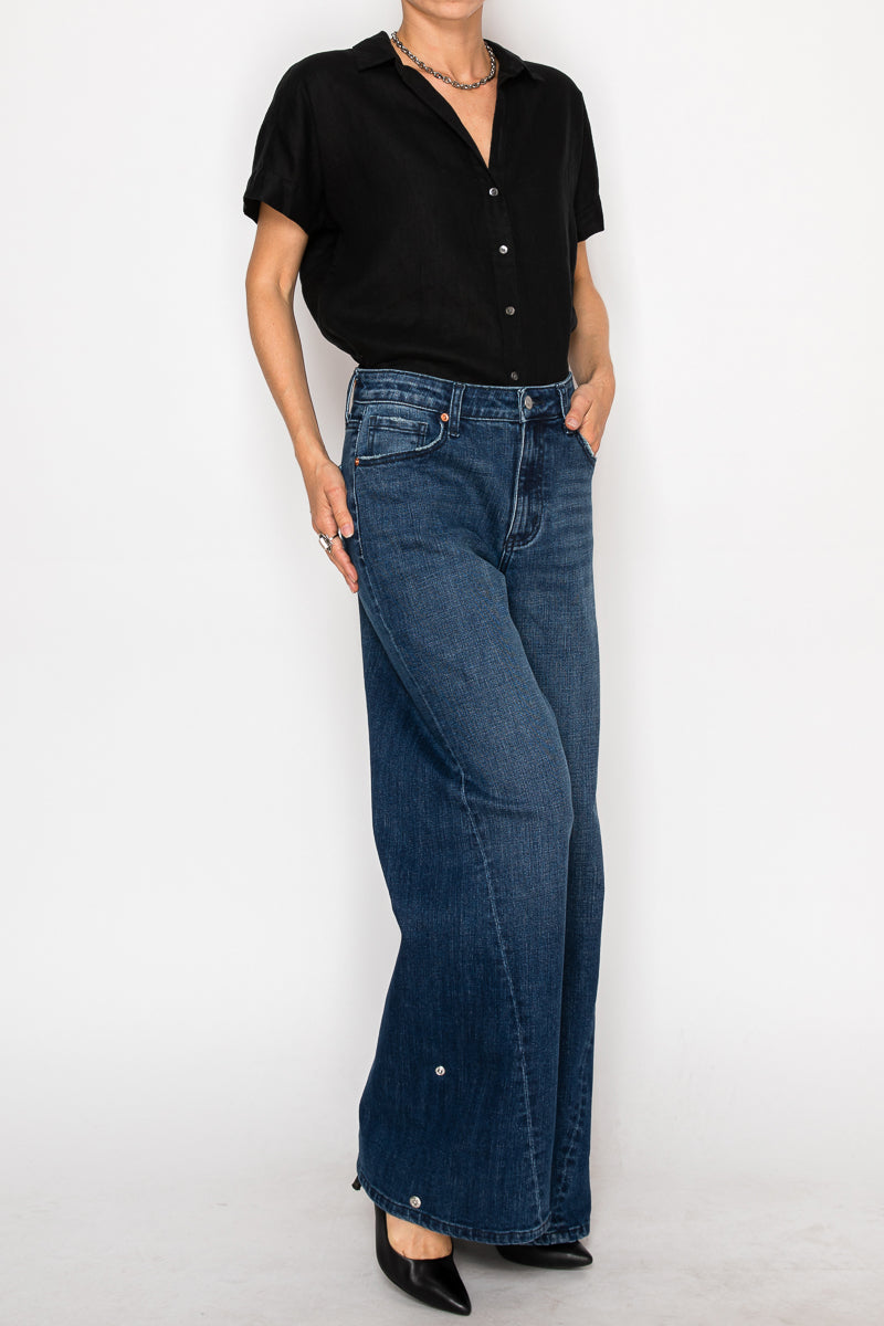 athena inseam transform Athena Inseam Transform High Rise A-wide Jeans view 4 (bottom) - shop at us.meeeshop