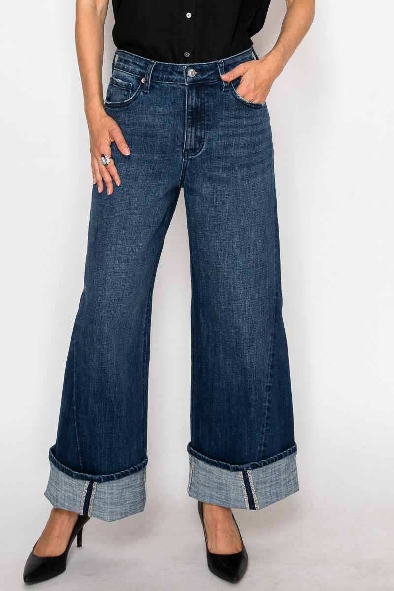 athena inseam transform Athena Inseam Transform High Rise A-wide Jeans view 7 (bottom) - shop at us.meeeshop