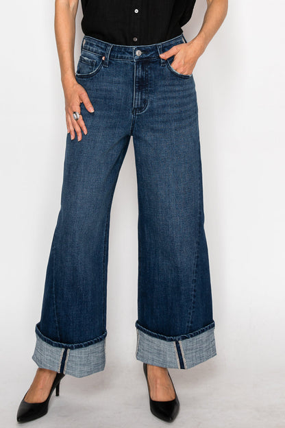 athena inseam transform Athena Inseam Transform High Rise A-wide Jeans view 7 (bottom) - shop at us.meeeshop