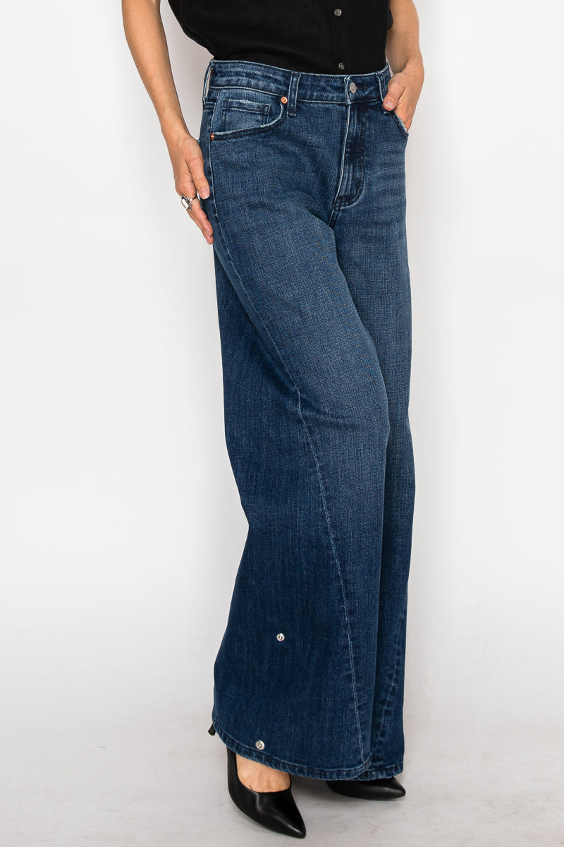 athena inseam transform Athena Inseam Transform High Rise A-wide Jeans view 8 (bottom) - shop at us.meeeshop
