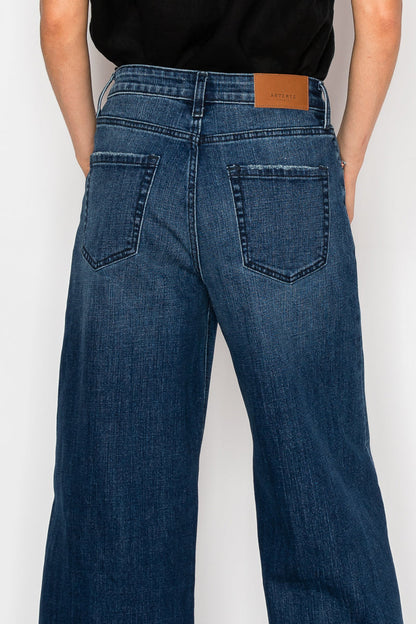 athena inseam transform Athena Inseam Transform High Rise A-wide Jeans view 10 (bottom) - shop at us.meeeshop