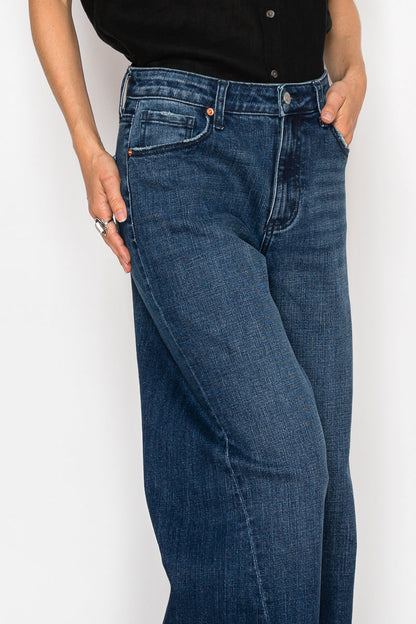athena inseam transform Athena Inseam Transform High Rise A-wide Jeans view 12 (bottom) - shop at us.meeeshop