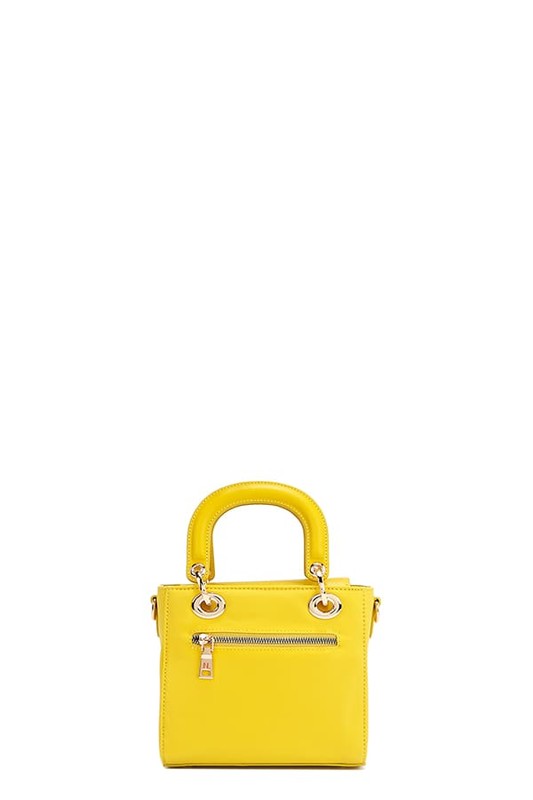 Nicole Lee USA Color Patch Handbag with Top Handle - us.meeeshop