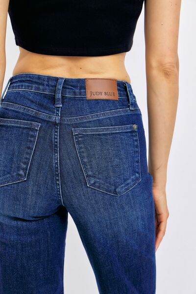 Judy Blue Tummy Control Straight Jeans Plus Size - us.meeeshop