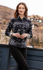 Black Bandana Print Cape Cod
