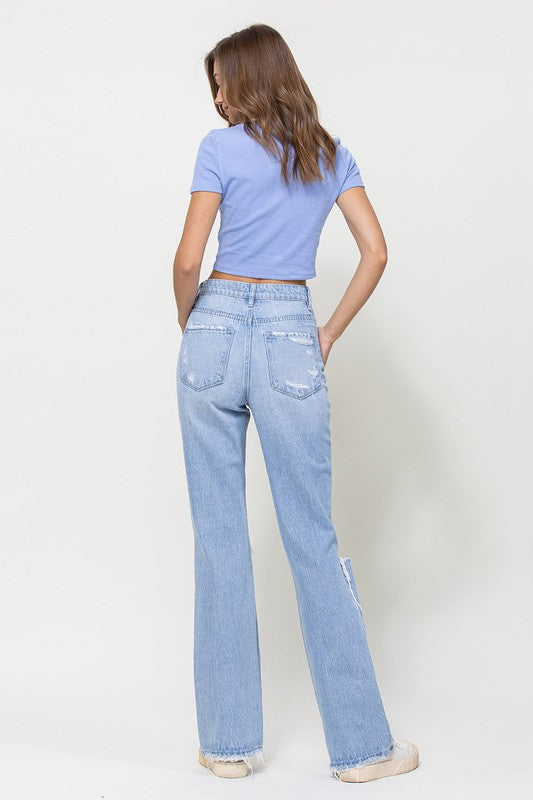 VERVET 90's Vintage Flare Jeans | us.meeeshop