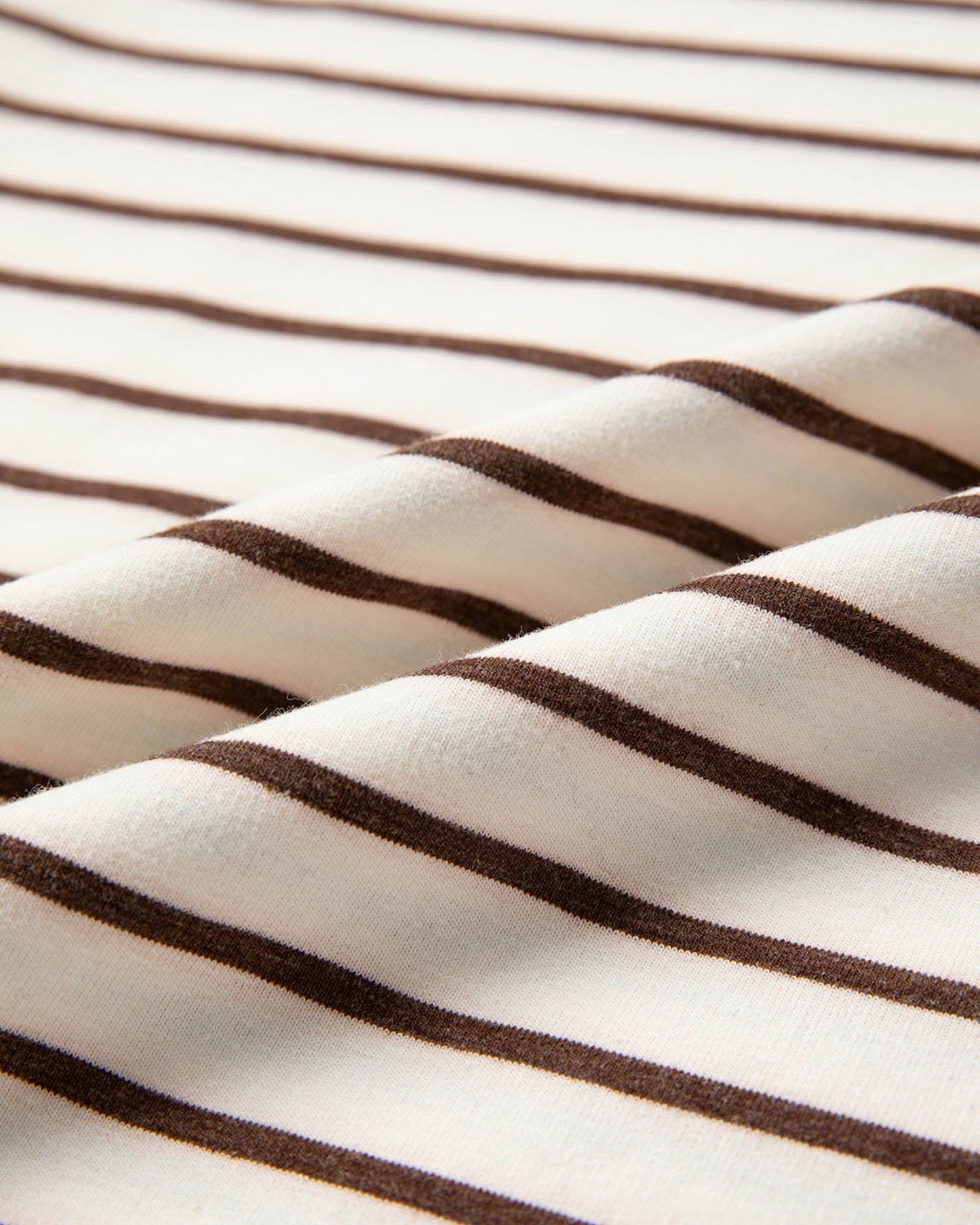 serena stripe ribbed Serena Stripe Ribbed Round Neck Trim Loose Tank Top - Brown view 4 (top) - shop at us.meeeshop