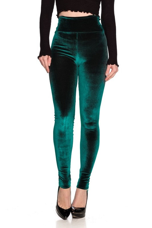 midnight luxe velvet Midnight Luxe Velvet Leggings view 2 (bottom) - shop at us.meeeshop