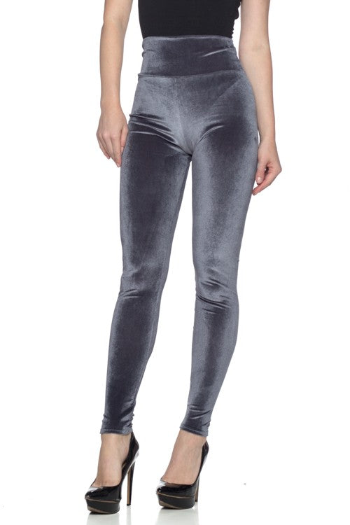 midnight luxe velvet Midnight Luxe Velvet Leggings view 12 (bottom) - shop at us.meeeshop