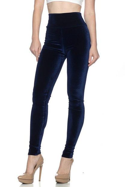 midnight luxe velvet Midnight Luxe Velvet Leggings view 11 (bottom) - shop at us.meeeshop