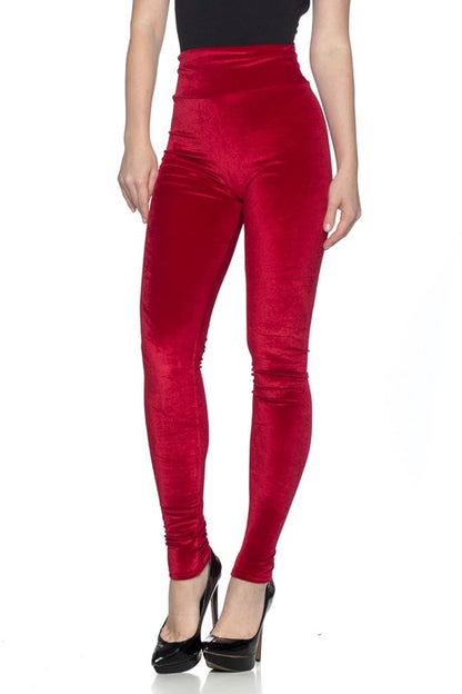 midnight luxe velvet Midnight Luxe Velvet Leggings view 4 (bottom) - shop at us.meeeshop