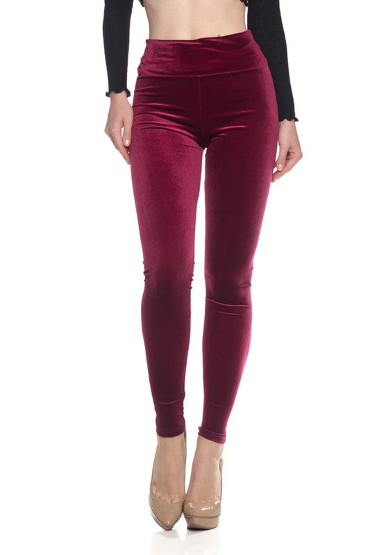 midnight luxe velvet Midnight Luxe Velvet Leggings view 10 (bottom) - shop at us.meeeshop