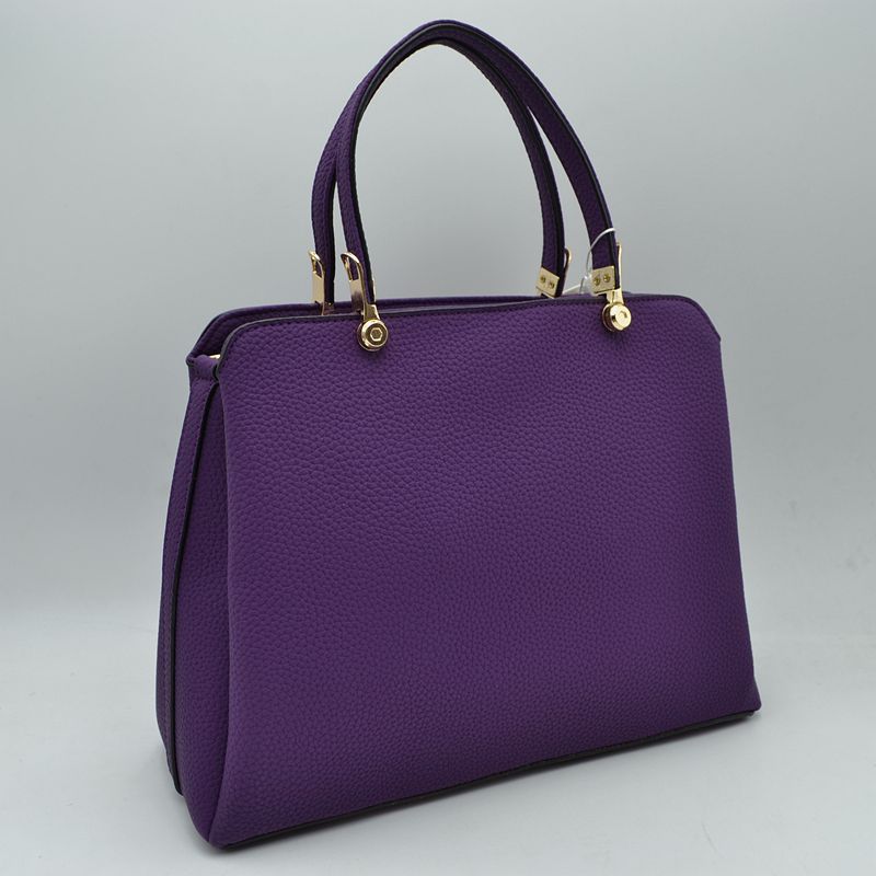 Madeline Love Structured Top Handle Handbag with Zipper Closures