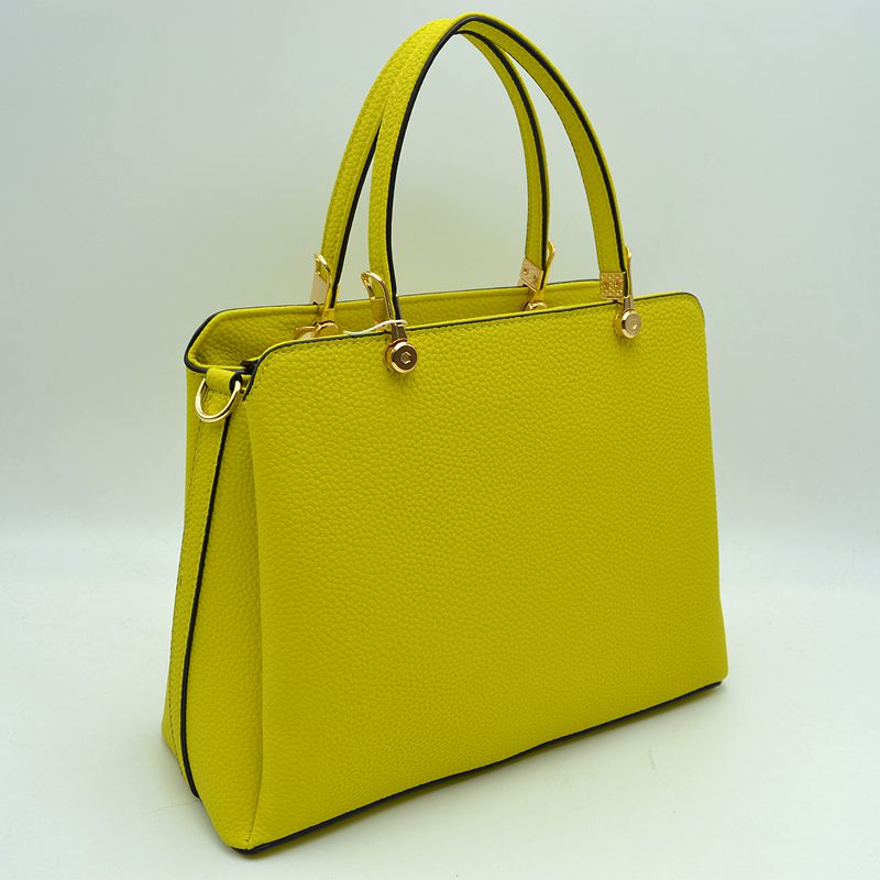 Madeline Love Structured Top Handle Handbag with Zipper Closures
