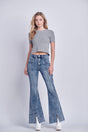 At1026flm High Rise Stretch Flare Jeans