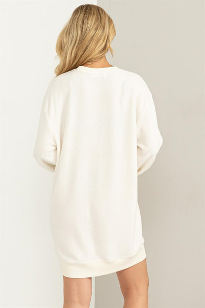 HYFVE Girlfriend Sweatshirt Mini Dress | us.meeeshop