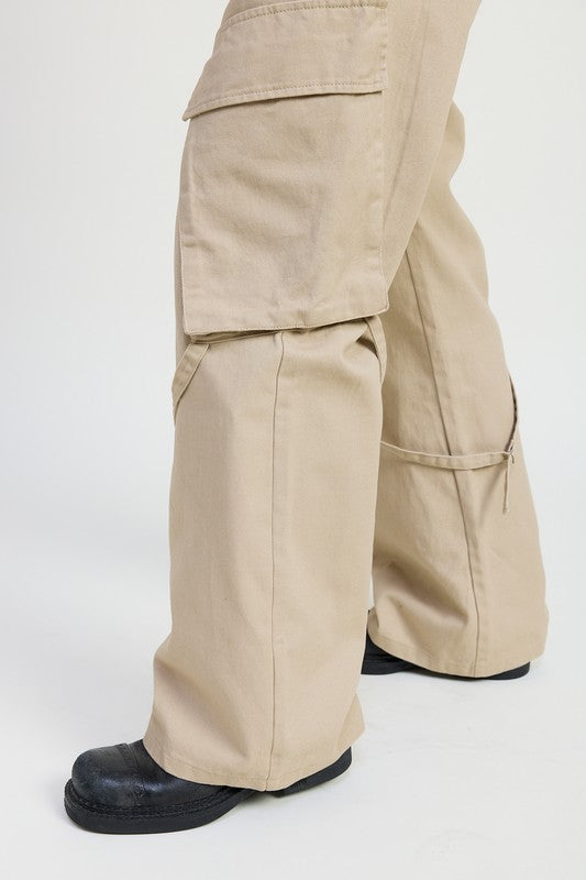 Cargo Pants with Pocket Detail | view 11 | Emory Park | us.meeeshop