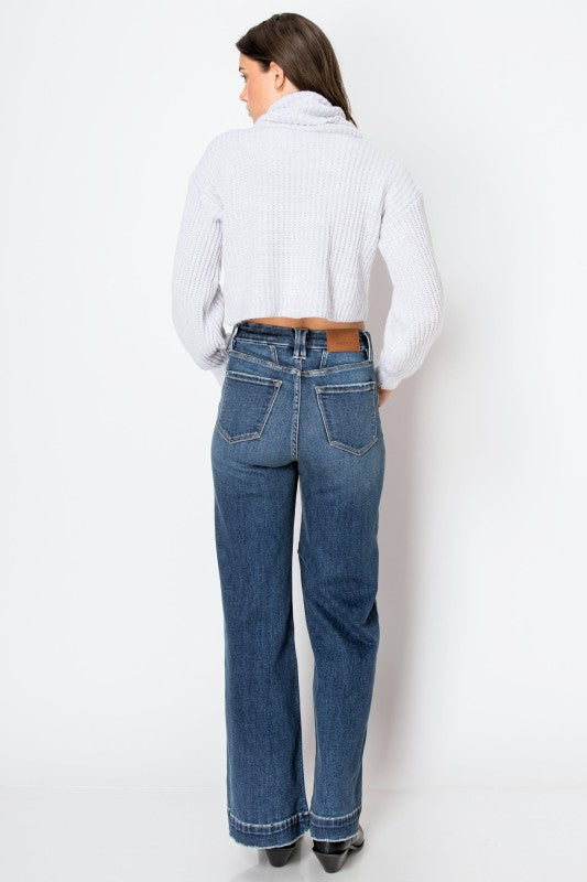 Cindy Tummy Control 90's Vintage Stretch Wide Jean | view 8 | Artemis Vintage | us.meeeshop